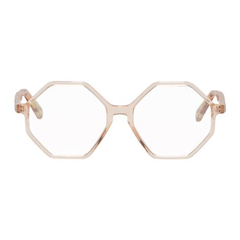 chloe hexagon glasses